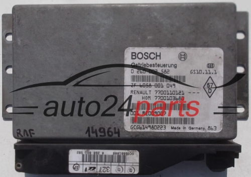 BOSCH 0 260 002 582, 0260002582, 7700110121, 7700103680