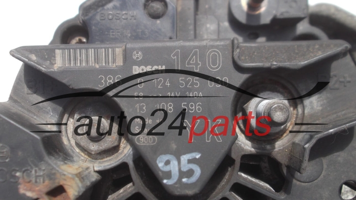 Alternador  OPEL VECTRA SIGNUM 2.0 DTI 2.2 DTR BOSCH  0124525030,  13108596 YK, 140A