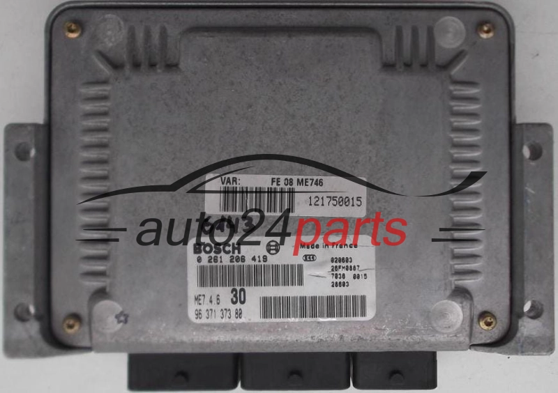 Μονάδα Ελέγχου Κινητήρα CITROEN C5 3.0 V6 BOSCH 0261 206 419, 0261206419, 96 371 373 80, 9637137380