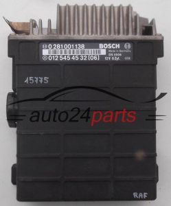 MOTORSTEUERGERÄT ECU STEUERGERAT MERCEDES W124 BOSCH 0 281 001 138, 0281001138, 012 545 45 32, 0125454532
