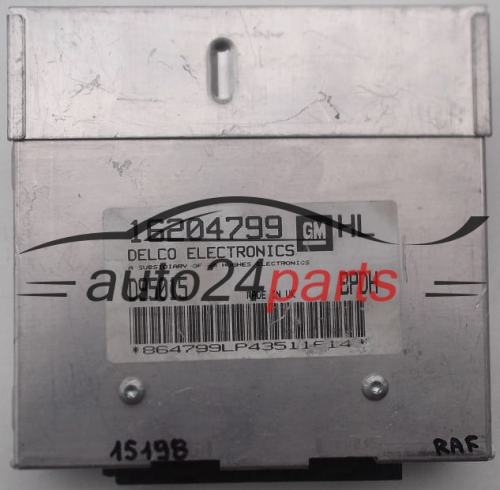 CENTRALITA DE MOTOR OPEL ASTRA 1.6 16204799 HL, D95015 BPDH