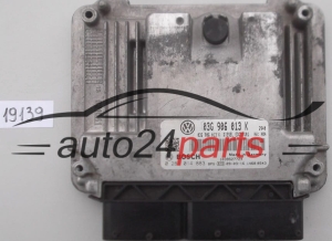 KOMPUTER STEROWNIK SILNIKA SEAT IBIZA 1.9 TDI BOSCH 0 281 014 883, 0281014883, 03G 906 013 K, 03G906013K, EDC17U01 -  