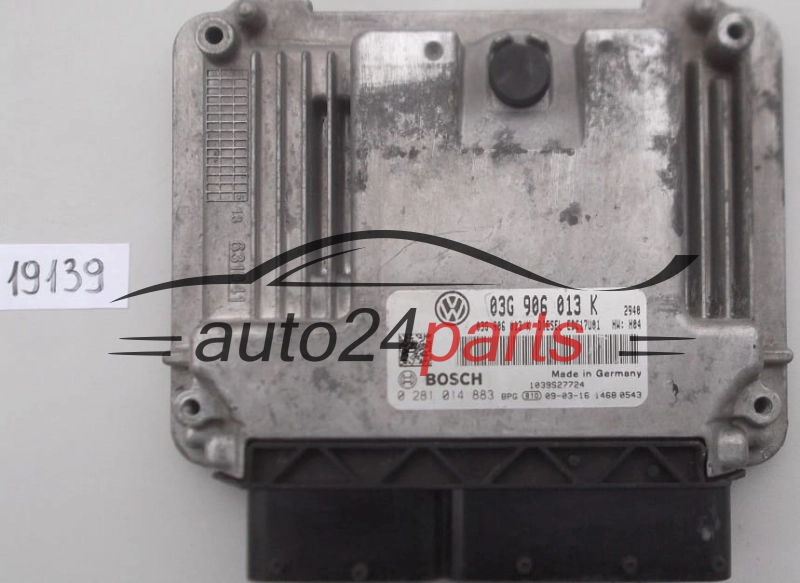 Centralina do motore SEAT IBIZA 1.9 TDI BOSCH 0281014883 03G906013K EDC17U01