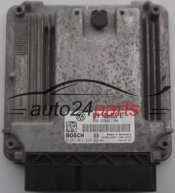 Μονάδα Ελέγχου Κινητήρα VOLKSWAGEN TOUAREG 2.5 TDI BOSCH 0 281 012 644,  070 906 016 BT