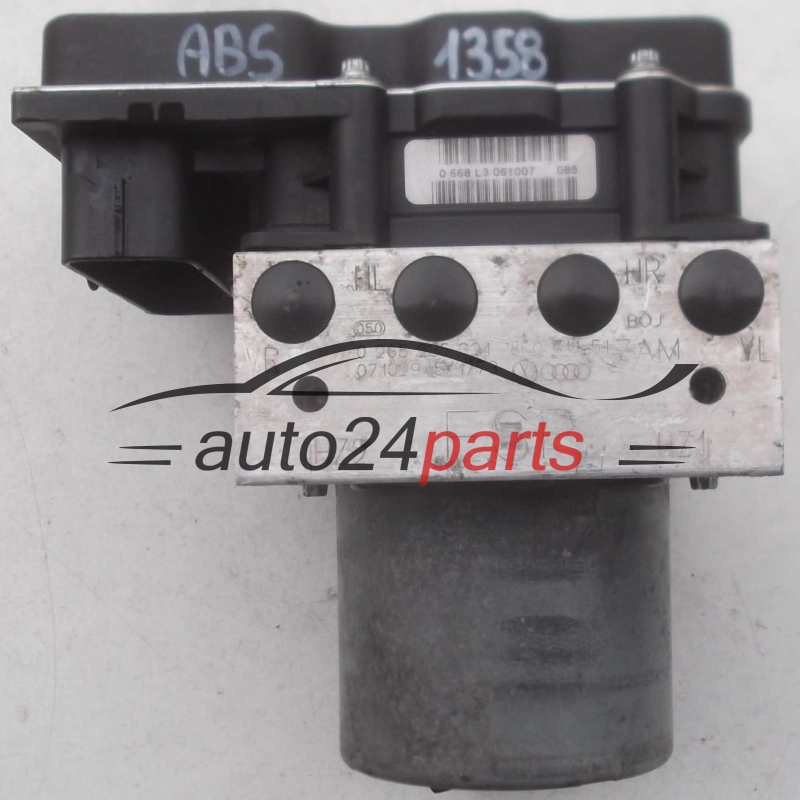 ABS PUMP AUDI A5 BOSCH 0 265 235 324, 0265235324, 8K0 614 517 AM, 8K0614517AM, 0 265 950 605, 0265950605