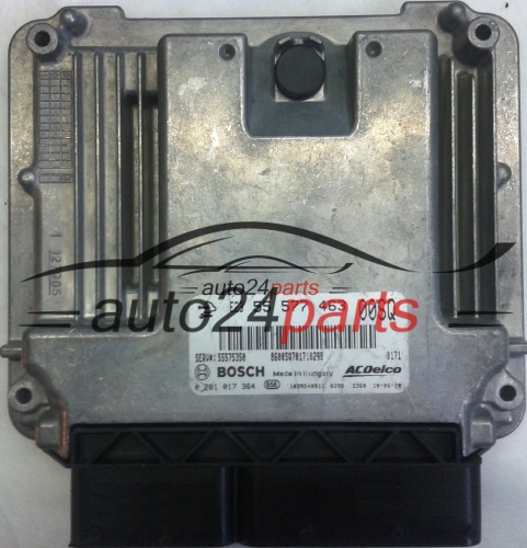 ECU ENGINE CONTROLLER OPEL CORSA D 1.3 CDTI 55577463 00SQ, 55575350 BOSCH 0281017364