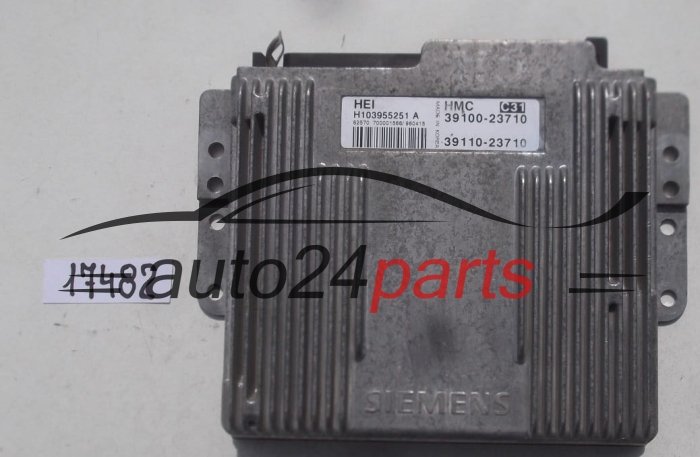 ECU ENGINE CONTROLLER HYUNDAI LANTRA SIEMENS H103955251 A, H103955251A, 39100-23710, 3910023710, 39110-23710, 3911023710