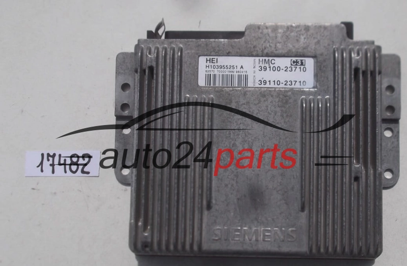 ECU ENGINE CONTROLLER HYUNDAI LANTRA SIEMENS H103955251 A, H103955251A, 39100-23710, 3910023710, 39110-23710, 3911023710