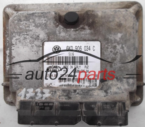 CENTRALINA MOTORE VW VOLKSWAGEN POLO 1.4 6K0906034C, 6K0 906 034 C, 61600.506.04, IAW4LV.K, IAW4LVK