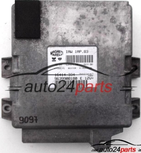 ECU CENTRALITA DE MOTOR PEUGEOT 206 1.1, IAW 1AP.83, IAW1AP83, 16414.334, 16414334, 9639908180 E 