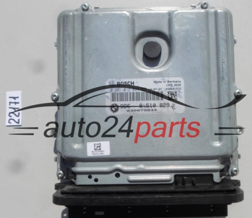 KOMPUTER STEROWNIK SILNIKA BMW E90, E92, BOSCH 0 281 017 024, 0281017024, DDE 8 510 829-01, DDE851082901, 8510829 
