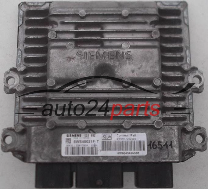 ECU ENGINE CONTROLLER  CITROEN C3 1.4 HDI 5WS40021F-T
