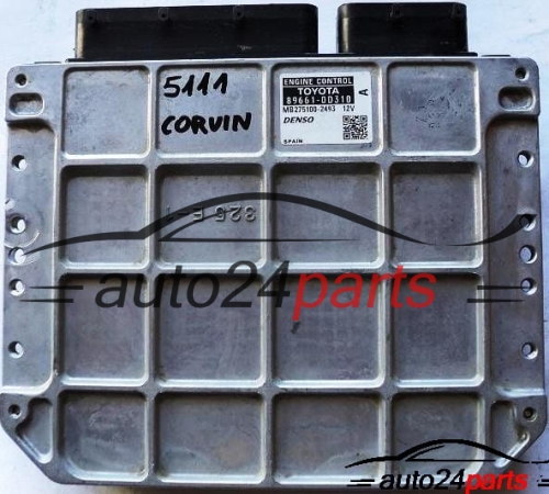 MOTORSTEUERGERÄT ECU STEUERGERAT TOYOTA YARIS 1.3 VVTi DENSO MB2751002494, MB275100-2493 896610D310, 89661-0D310