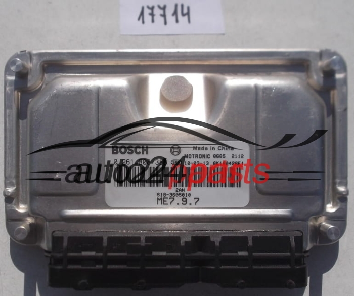 ECU CENTRALITA DE MOTOR DAIHATSU SIRION 1.3 BOSCH 0 261 B08 388, 0261B08388, MOTRONIC ME7.9.7