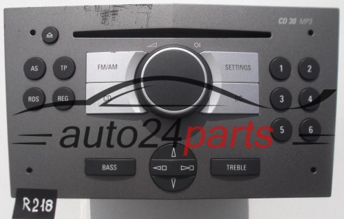 RADIO CD MP3   OPEL ASTRA  13 188 461 LC / 13188461LC / 7 647 103 310 / 7647103310 / CD30 - R218, R220