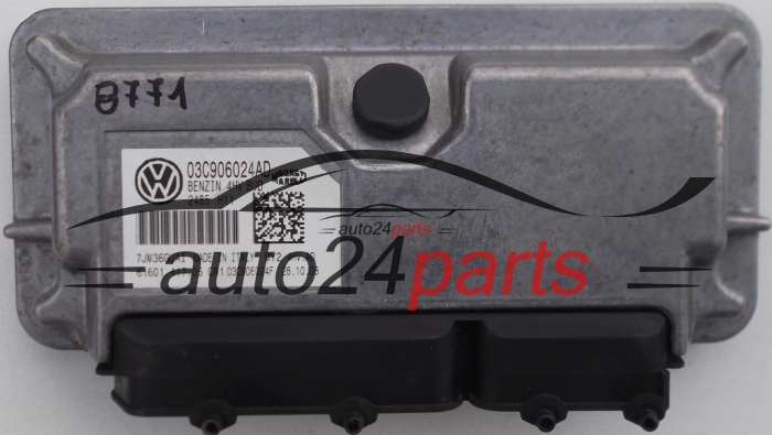 Μονάδα Ελέγχου Κινητήρα VOLKSWAGEN POLO 1.4 MAGNETI MARELLI MY2 4HV.AD, MY24HVAD, 03C 906 024 AD, 03C906024AD, 03C 906 024 F, 03C906024F, 61601.417.05, 6160141705