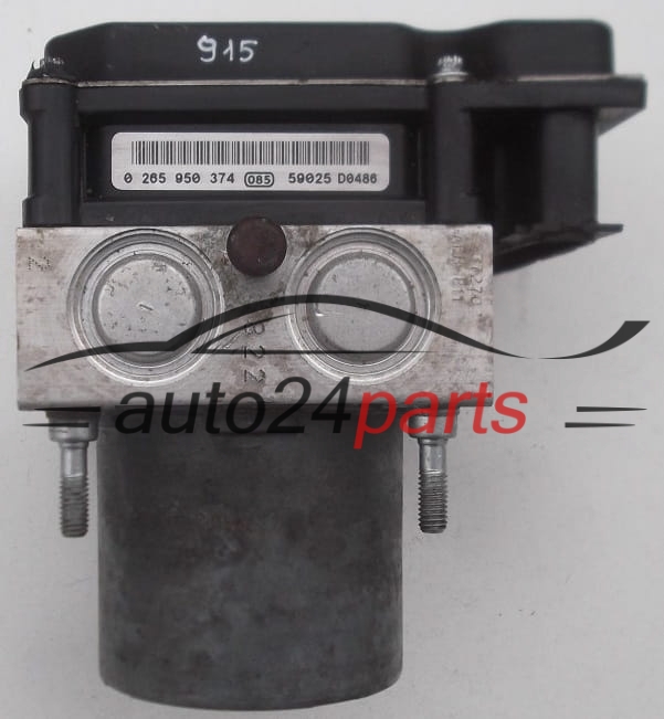 ABS HYDRAULIK-AGGREGAT MIT STEUERGERAET PEUGEOT 307 BOSCH 0 265 234 152, 0265234152, 96 499 881 80, 9649988180,  0265950374, 96 605 357 80, 9660535780 