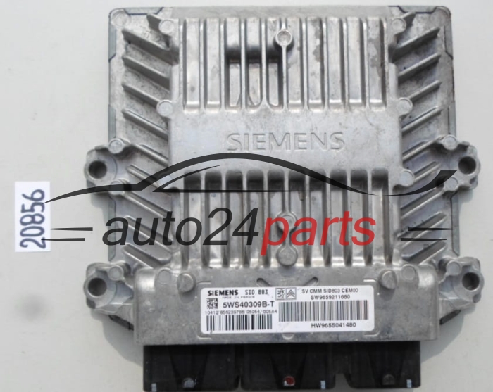 Μονάδα Ελέγχου Κινητήρα CITROEN PEUGEOT 2.0 HDI 5WS40309B-T, 5WS40309BT, SW9659211680 
