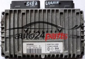 Μονάδα Ελέγχου Κινητήρα RENAULT LAGUNA 2.0 SIEMENS S105280017A, S105280017 A, HOM7700112928 HOM 7700112928, 7700112938