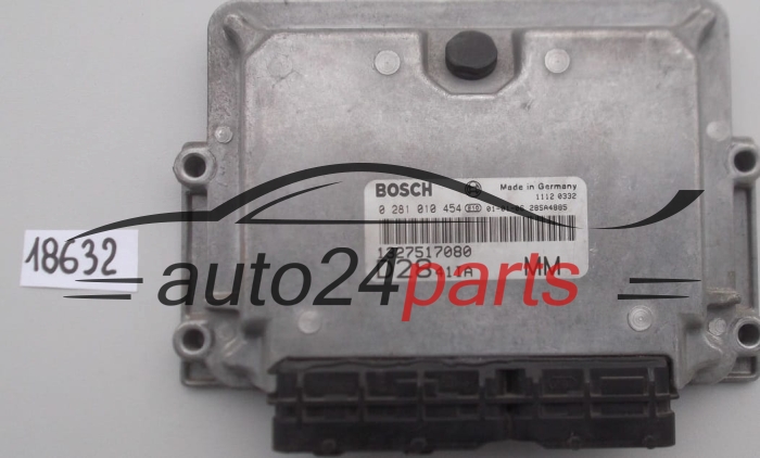 KOMPUTER STEROWNIK SILNIKA FIAT DUCATO BOXER JUMPER 2.0 HDI BOSCH 0 281 010 454, 0281010454, 1327517080, D2841IA MM