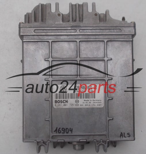 KOMPUTER STEROWNIK SILNIKA VW VOLKSWAGEN SHARAN ALHAMBRA 1.9 TDI BOSCH 0 281 001 735, 0281001735, 028 906 021 GT, 028906021GT