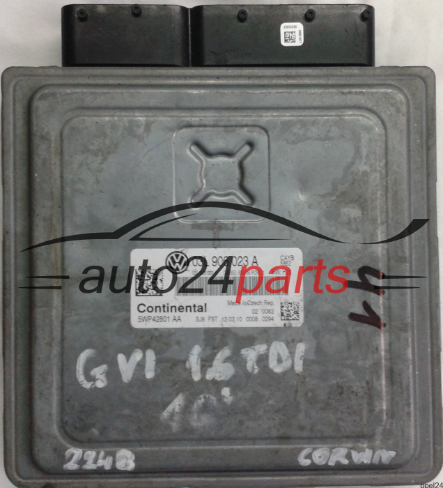 MOTORSTEUERGERÄT ECU STEUERGERÄT VW VOLKSWAGEN GOLF 1.6 TDI 03L906023A