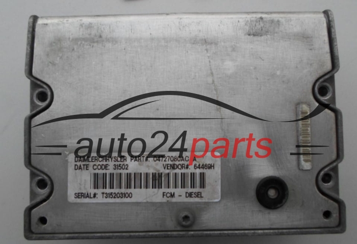 MOTORSTEUERGERÄT ECU STEUERGERAT CHRYSLER 2.5 CRD 04727080AC