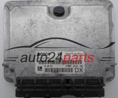 MOTORSTEUERGERÄT ECU STEUERGERÄT OPEL ASTRA VECTRA ZAFIRA 2.0 DTL BOSCH 0 281 001 971, GM 09 180 353 DX