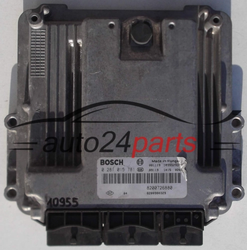 Μονάδα Ελέγχου Κινητήρα  RENAULT LAGUNA 2.0 DCI BOSCH 0 281 015 781