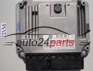 CENTRALINA MOTORE VW VOLKSWAGEN TIGUAN 1.4 TFSI BOSCH 0 261 S06 666, 0261S06666, 03C 907 309 K, 03C907309K, MED17.5.5