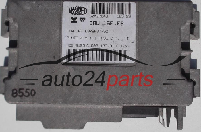 CENTRALINA DO MOTORE FIAT PUNTO 1.1 MAGNETI MARELLI IAW 16F.EB, IAW16FEB, 46545150, 61602.102.01, 6160210201