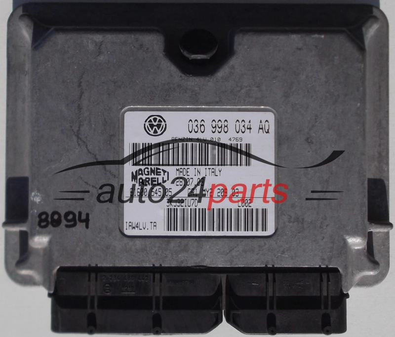 CENTRALINA DO MOTORE VW VOLKSWAGEN LUPO 1.4 036998034AQ, 036 998 034 AQ, IAW 4LV.TA, IAW4LV.TA, 61600.545.05, 6160054505, BENZIN 4LV 010 4769
