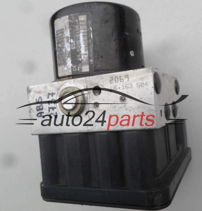 POMPE HYDRAULIQUE ET CALCULATEUR d'ABS PEUGEOT 206 9655960880, 10.0206-0194.4, 10020601944, 10.0960-1150.3, 10096011503 