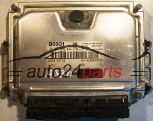 UCE CENTRALITA DE MOTOR RENAULT MEGANE 1.9 DTI BOSCH 0 281 010 442, 0281010442, 8200199726, HOM 8200049306 