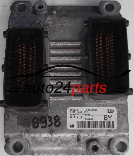  ECU CENTRALITA DE MOTOR OPEL CORSA C 1.0 Z10XE BOSCH 0261206072