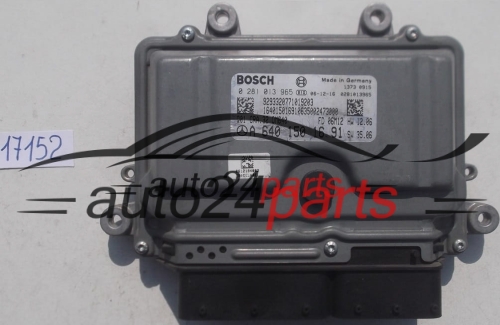 MOTORSTEUERGERÄT ECU STEUERGERAT MERCEDES B180 BOSCH 0 281 013 965, 0281013965, A 640 150 16 91, A6401501691, 6401501691 