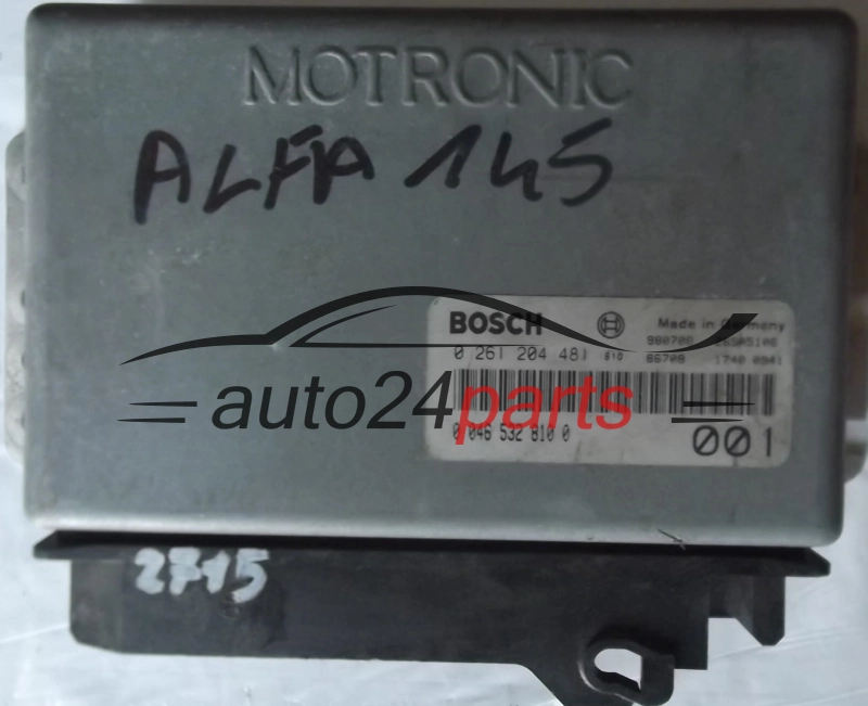 Motorsteuergerät  ALFA ROMEO 0261204481 0046532910 46532810