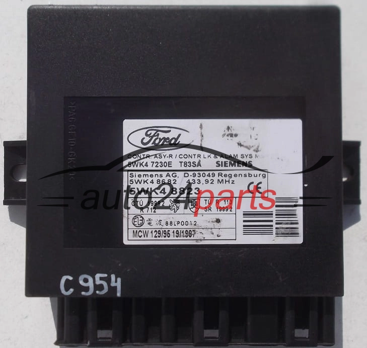 SIEMENS 5WK4 7230E, 5WK47230E, 5WK4 8682 433, 5WK48682433, 5WK4 8823, 5WK48823, 98AG-15K600-DE, 98AG15K600DE