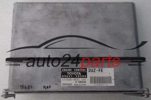 CENTRALITA DE MOTOR TOYOTA LEXUS 89661-50580, 8966150580, DENSO 275000-0651, 2750000651
