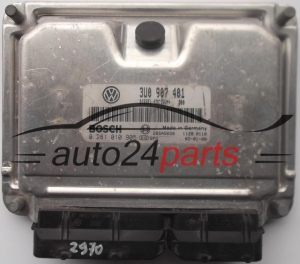 ECU CENTRALITA DE MOTOR SKODA SUPERB 2.5 TDI 3U0907401, 3U0 907 401, BOSCH 0281010905, 0 281 010 905, DIESEL EDC15VM+ D00, 28SA5650