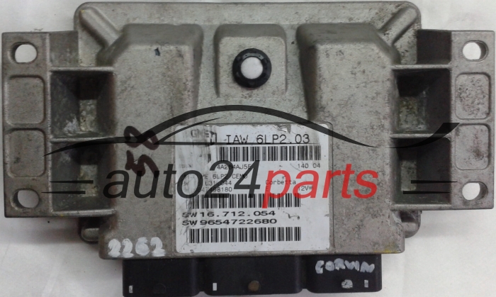 CENTRALINA DO MOTORE PEUGEOT 206 1.4 MAGNETI MARELLI IAW 6LP2.03