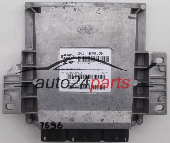 Μονάδα Ελέγχου Κινητήρα CITROEN C2 PEUGEOT 206 MAGNETI MARELLI IAW 48P2.7H, IAW48P27H, HW 16.623.004, 16623004, 9645989480, SW 16.634.044, 16634044, 9646570280