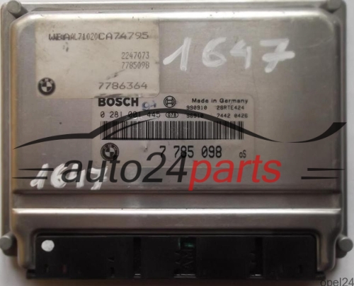 calculateur moteur pour bmw e46 320 2.0d