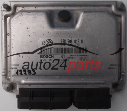 CALCULATEUR MOTEUR VW VOLKSWAGEN GOLF 1.9 TDI ALH 038906012M, 038 906 012 M, BOSCH 0281001979, 0 281 001 979