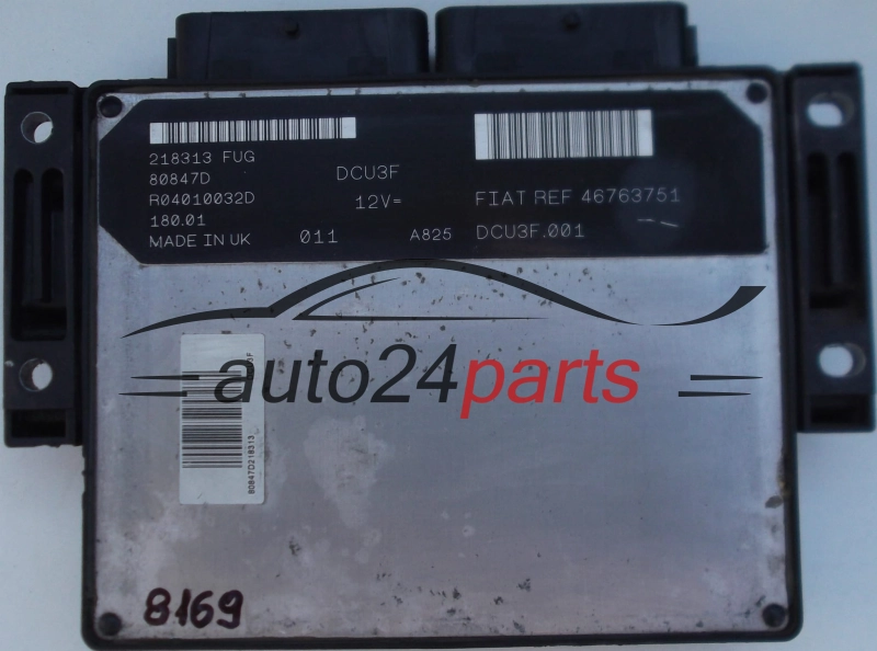 calculateur moteur pour fiat punto 1.9 
