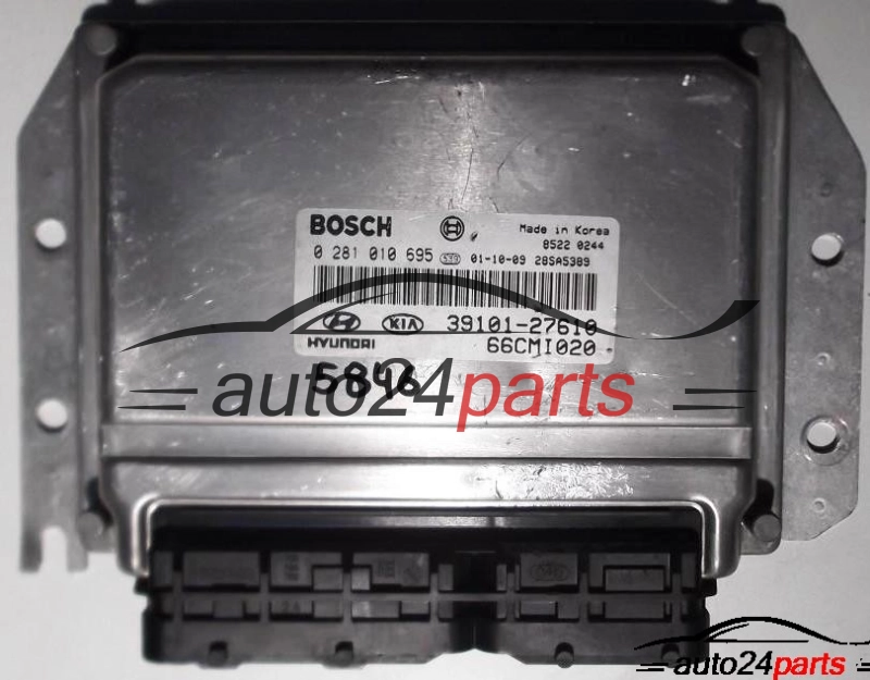 ECU ENGINE CONTROLLER HYUNDAI MATRIX 1.5 CRDI BOSCH 0 281 010 695, 0281010695, 39101-27610, 3910127610