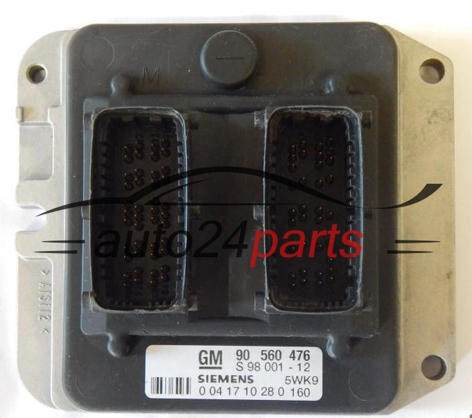 CENTRALINA DO MOTORE OPEL 1.8 X18XE1 2.0 X20XEV SIEMENS 5WK9 160,  GM 90 560 476