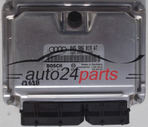 KOMPUTER STEROWNIK SILNIKA AUDI A2 1.4 TDI BOSCH 0 281 011 100, 0281011100, 045 906 019 AT, 045906019AT - 12628