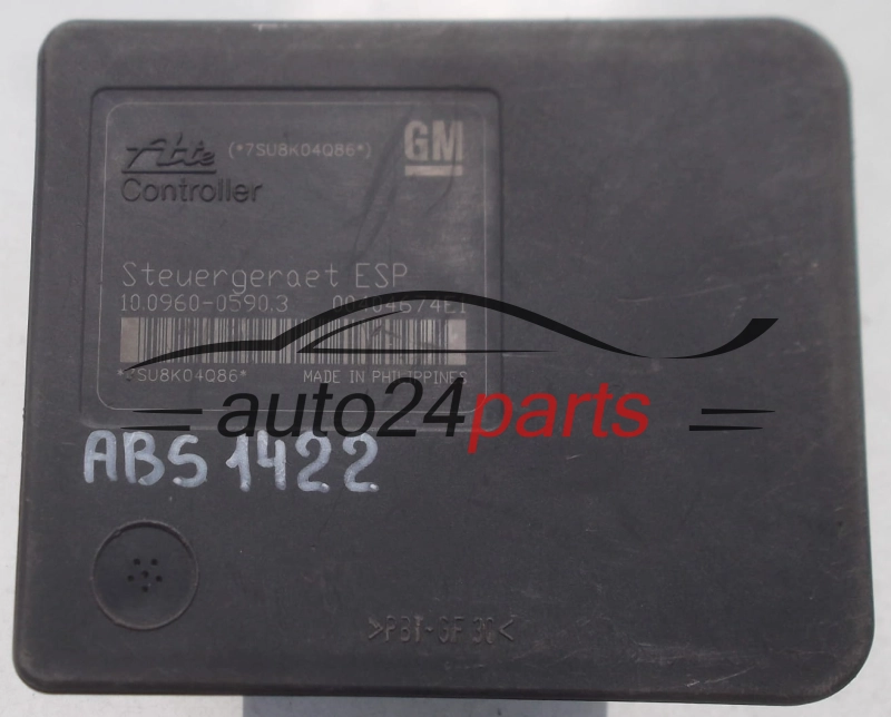 ABS CENTRALINA POMPA OPEL ASTRA H  GM 13 244 860 BJ, 13244860, ATE 10.0206-0287.4, 10020602874, 10.0960-0590.3, 10096005903