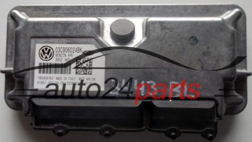 KOMPUTER STEROWNIK SILNIKA VOLKSWAGEN SEAT IBIZA 1.4 MAGNETI MARELLI MY2 4HV.BK, MY24HVBK, 03C 906 024 BK, 03C906024BK, 03C 906 024 BH, 03C906024BH, 61601.502.04, 6160150204